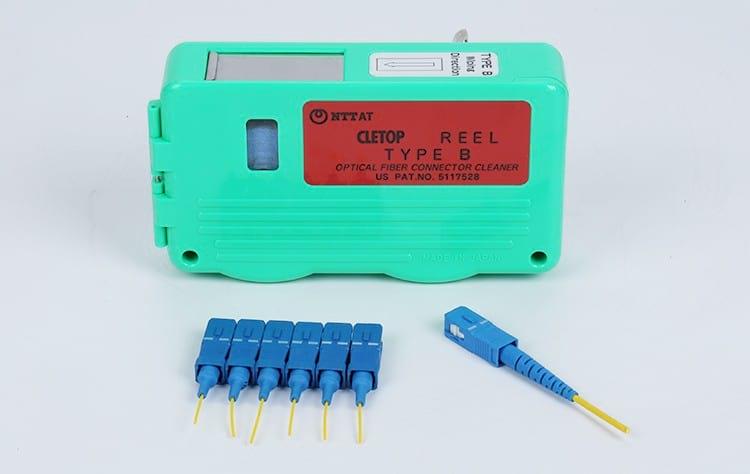 High efficiency MT 1.25mm ferrule fiber connector cleaner cassette