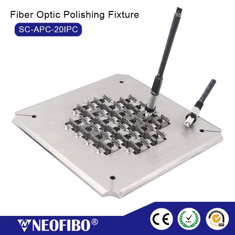 20 Positions Polishing Fixture For Sub-Assembled SC APC connector ...