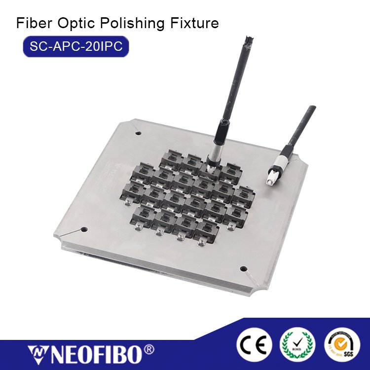 20 Positions Polishing Fixture For Sub-Assembled SC APC connector ...