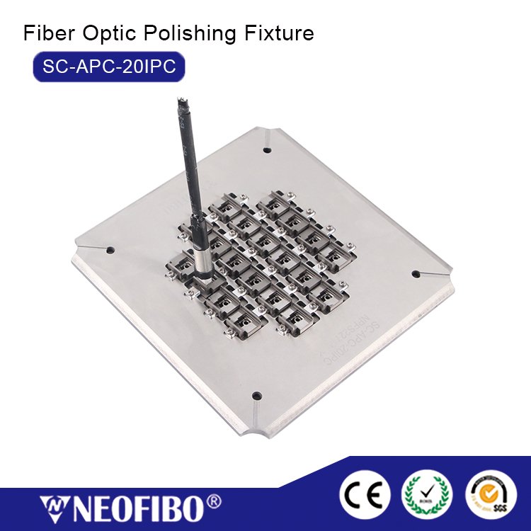 20 Positions Polishing Fixture For Sub-Assembled SC APC connector ...