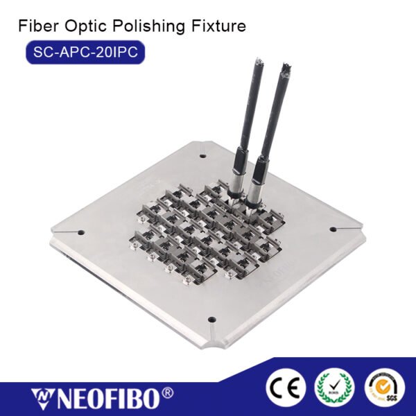 20 Positions Polishing Fixture For Sub-Assembled SC APC connector ...