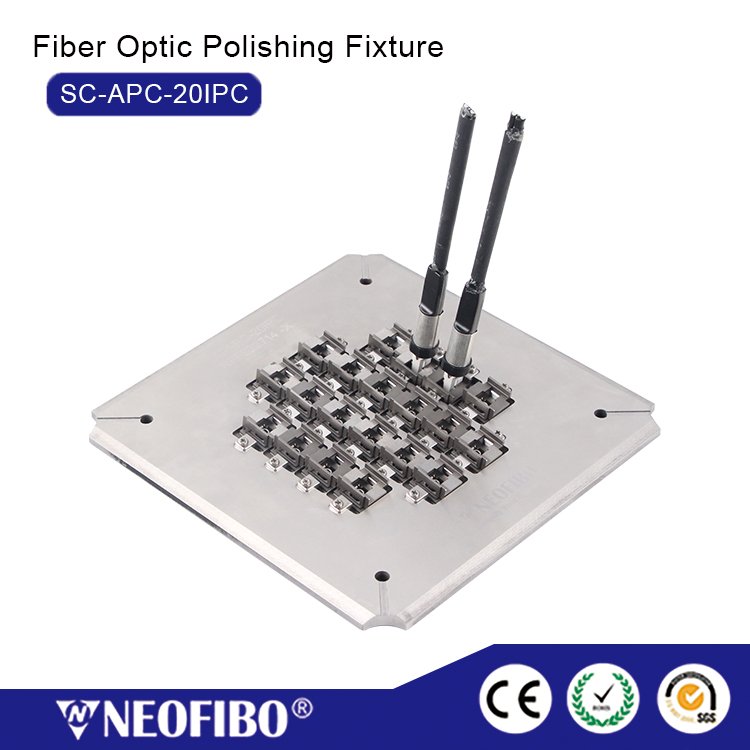 20 Positions Polishing Fixture For Sub-Assembled SC APC connector ...