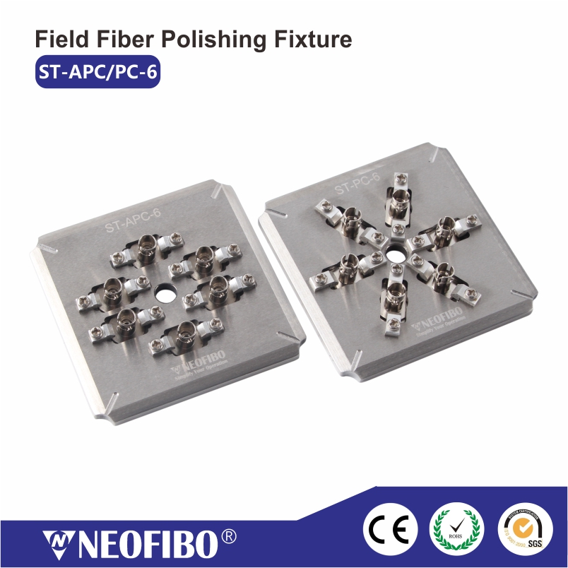 Neofibo ST-PC-6 fiber optic polishing disc custom patch cord holder ...