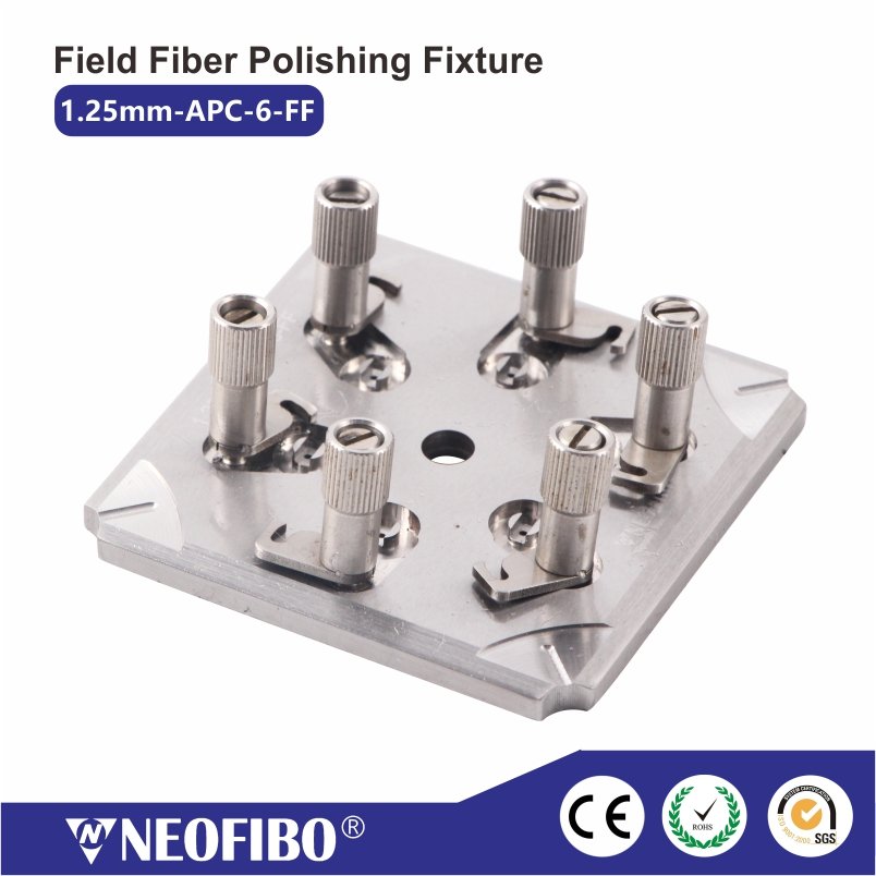 1.25mm Ferrule Field Fiber Polishing Fixture, 1.25mm-APC-6-FF