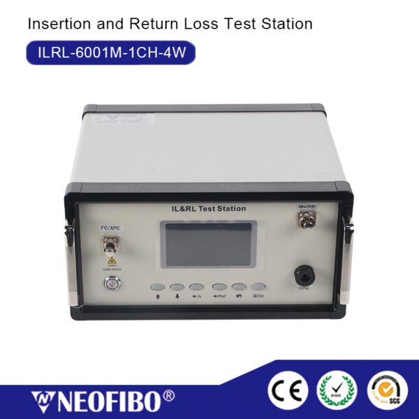 Single Mode Mandrel-Free Insertion Loss and Return Loss Test Station,ILRL-6001M-1CH-4W