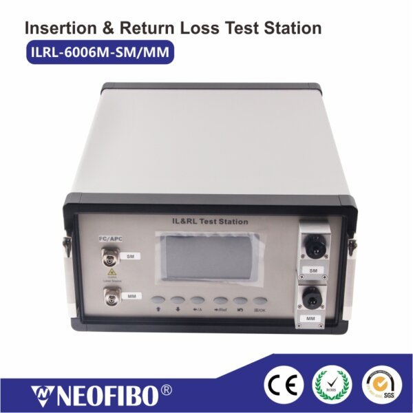 SM&MM All-in-One Tangle-Free Insertion and Return Loss Test Station,ILRL-6006M-SM(MM)